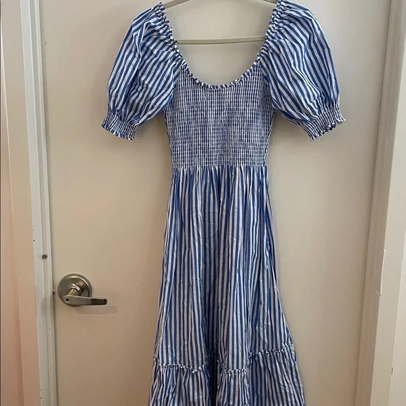 Hill House The Louisa Nap Dress Striped Size XS EUC - Picture 7 of 7